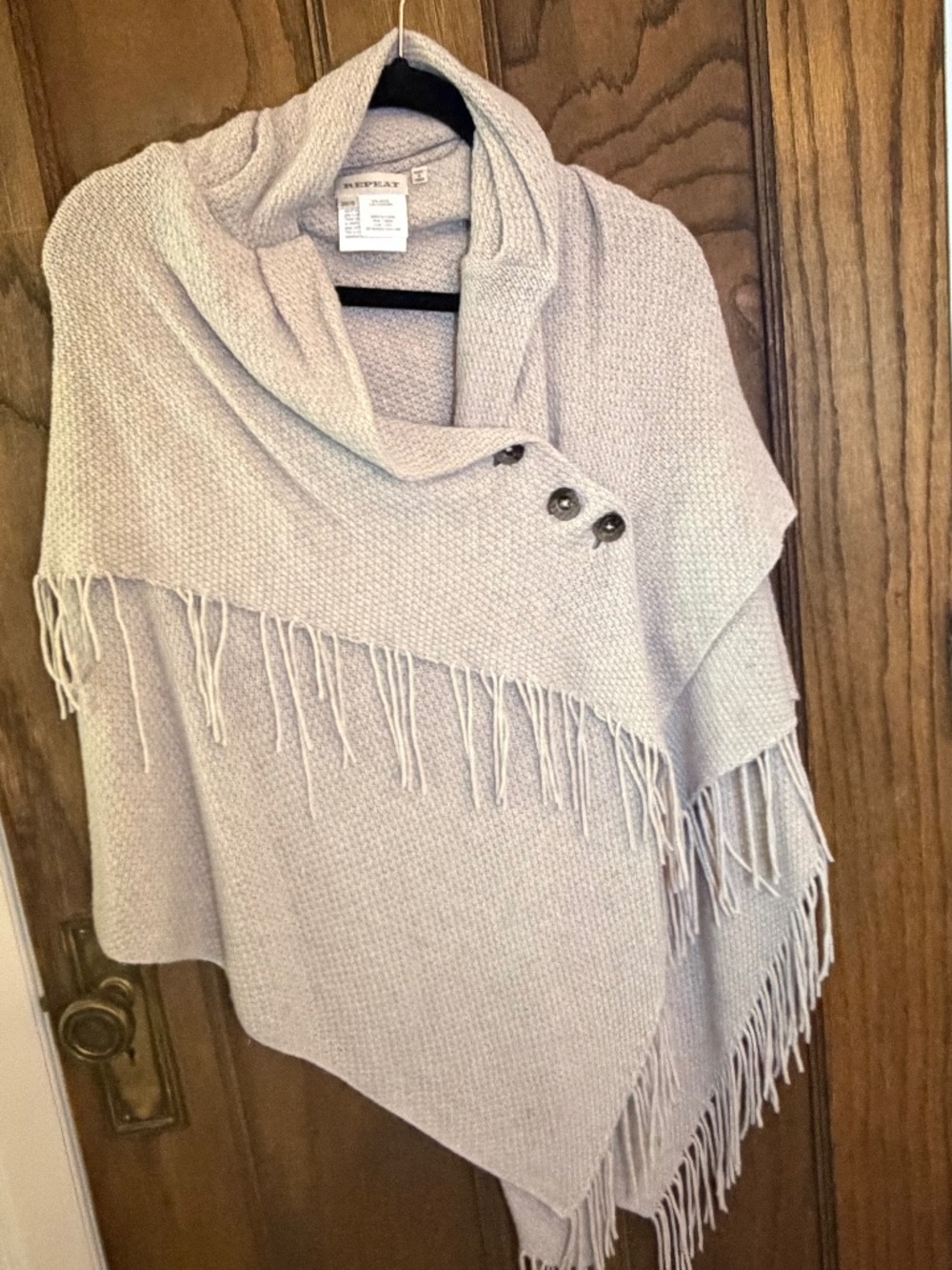 Cashmere blend cape/poncho from REPEAT. Small.
